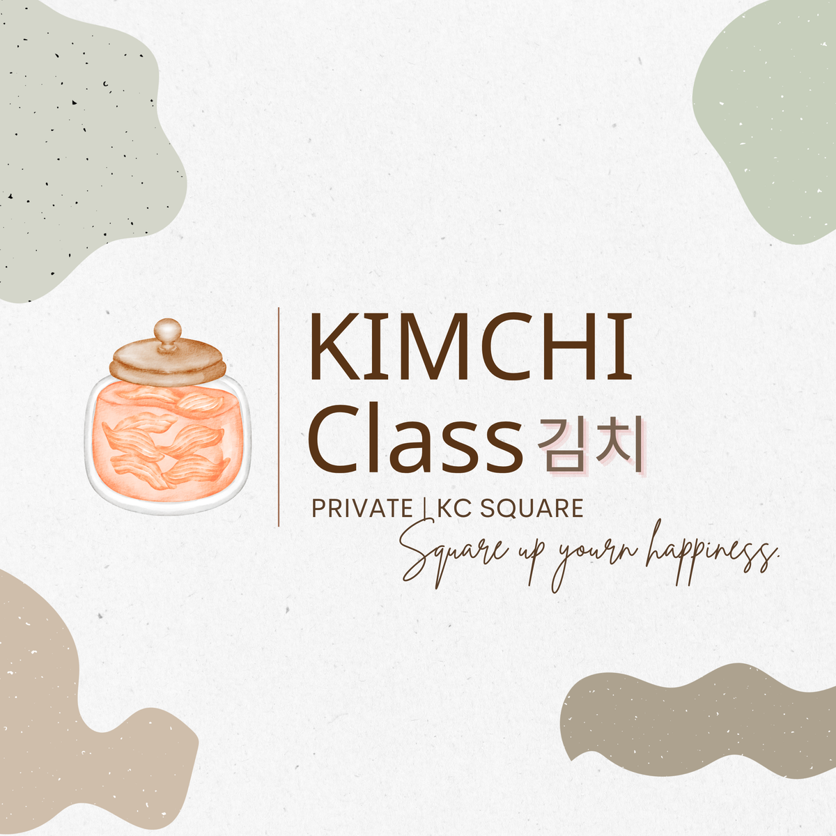 Private Kimchi Experience- We Come to You